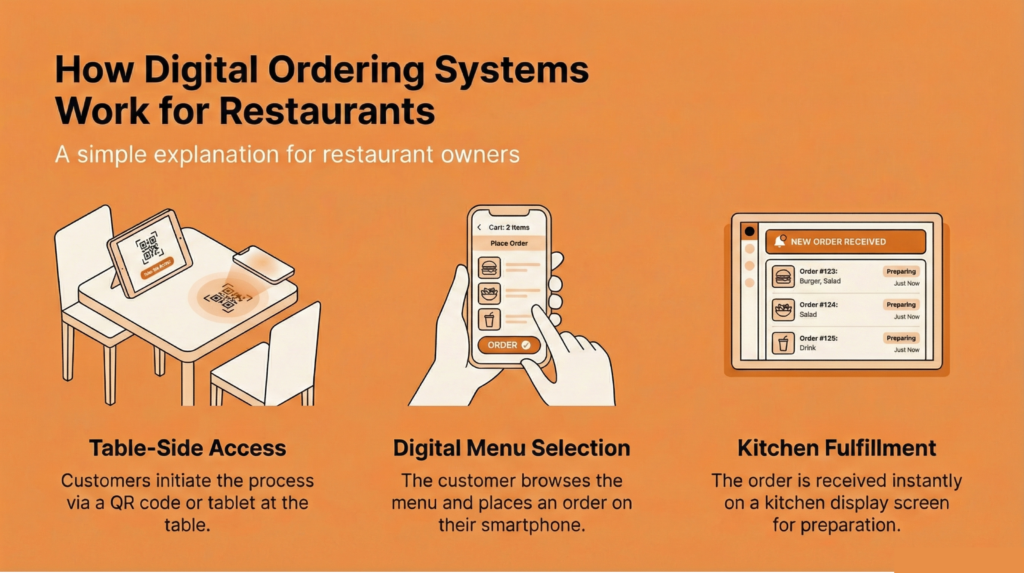 digital ordering system for restaurants