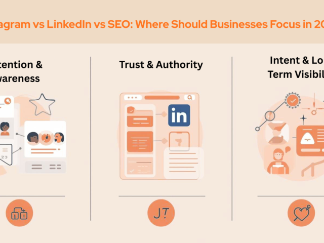 Instagram vs LinkedIn vs SEO: Where Should Businesses Focus in 2026?