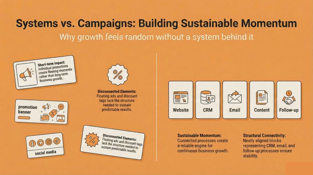 why running campaigns isn’t enough to grow a business