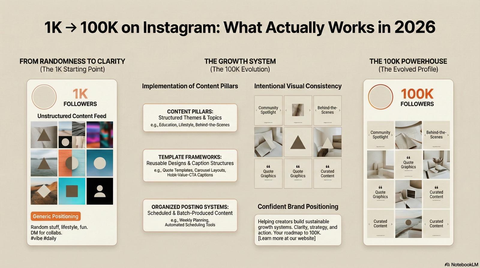 How to Grow from 1K to 100K Followers on Instagram in 2026 - GrainZap
